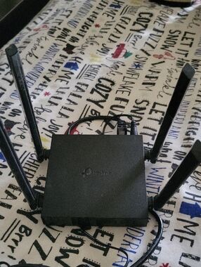 TP-Link Black 4-Antenna Wireless Router